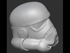 stormtrooper lowpoly model 3D Model