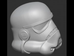 stormtrooper lowpoly model 3D Model