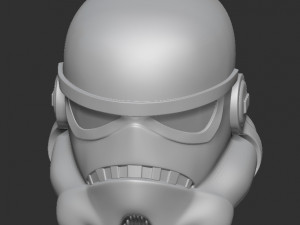 stormtrooper lowpoly model 3D Model