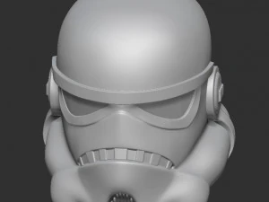 stormtrooper lowpoly model 3D Model