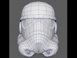 stormtrooper lowpoly model 3D Model