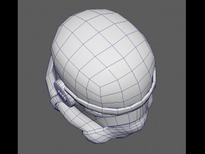 stormtrooper lowpoly model 3D Model