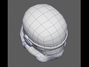 stormtrooper lowpoly model 3D Model
