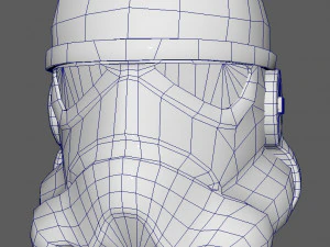 stormtrooper lowpoly model 3D Model