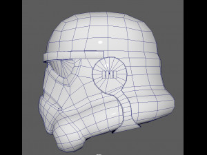 stormtrooper lowpoly model 3D Model