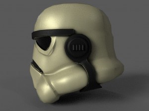 stormtrooper lowpoly model 3D Model