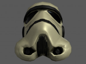 stormtrooper lowpoly model 3D Model