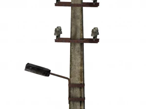 streetlight low poly model 3D Model