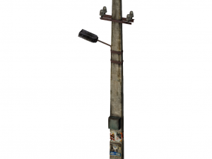 streetlight low poly model 3D 모델