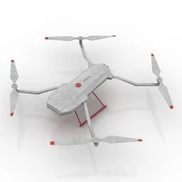 drone 3D Print Model .c4d .max .obj .3ds .fbx .stl .blend