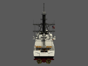 USCGC WAESCHE - LEGEND CLASS US CUTTER-COAST GUARD Model 3D