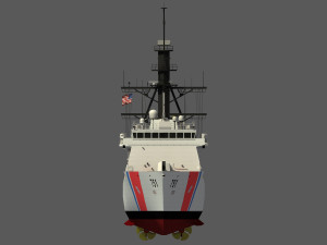 USCGC WAESCHE - LEGEND CLASS US CUTTER-COAST GUARD Model 3D