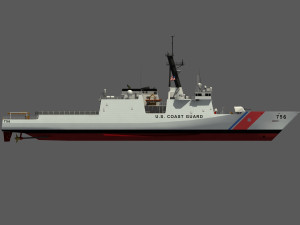USCGC KIMBALL - LEGEND CLASS US CUTTER-COAST GUARD Model 3D