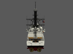 USCGC KIMBALL - LEGEND CLASS US CUTTER-COAST GUARD Model 3D