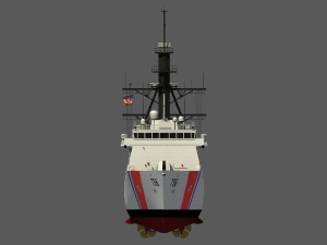USCGC KIMBALL - LEGEND CLASS US CUTTER-COAST GUARD Model 3D