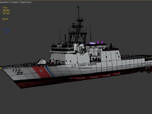 USCGC KIMBALL - LEGEND CLASS US CUTTER-COAST GUARD Model 3D