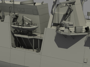 USCGC KIMBALL - LEGEND CLASS US CUTTER-COAST GUARD Model 3D