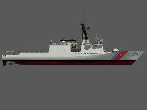 USCGC MUNRO - LEGEND CLASS US CUTTER-COAST GUARD Model 3D