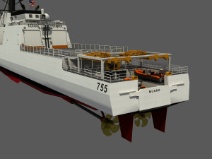 USCGC MUNRO - LEGEND CLASS US CUTTER-COAST GUARD Model 3D