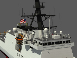 USCGC MUNRO - LEGEND CLASS US CUTTER-COAST GUARD Model 3D
