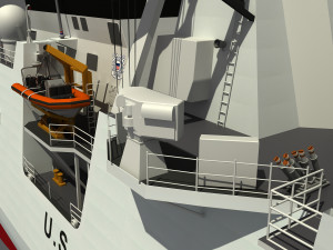 USCGC MUNRO - LEGEND CLASS US CUTTER-COAST GUARD Model 3D