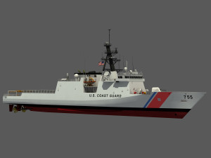 USCGC MUNRO - LEGEND CLASS US CUTTER-COAST GUARD Model 3D