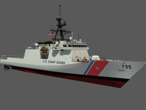 USCGC MUNRO - LEGEND CLASS US CUTTER-COAST GUARD Model 3D
