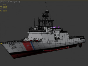 USCGC MUNRO - LEGEND CLASS US CUTTER-COAST GUARD Model 3D