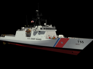 USCGC MUNRO - LEGEND CLASS US CUTTER-COAST GUARD Model 3D