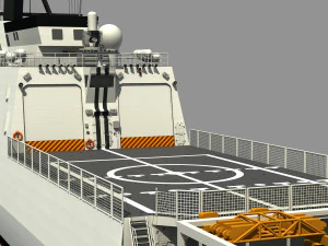 USCGC MIDGETT - LEGEND CLASS US CUTTER-COAST GUARD 3D Model
