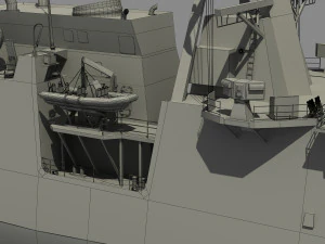 USCGC MIDGETT - LEGEND CLASS US CUTTER-COAST GUARD 3D Model
