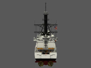 USCGC MIDGETT - LEGEND CLASS US CUTTER-COAST GUARD 3D Model