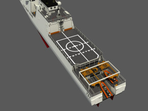 USCGC MIDGETT - LEGEND CLASS US CUTTER-COAST GUARD 3D Model