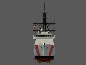 USCGC MIDGETT - LEGEND CLASS US CUTTER-COAST GUARD 3D Model