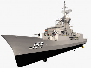 ANZAC MEKO Class Frigate HMAS BALLARAT FFH 155 model 3D 모델