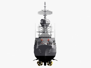 ANZAC MEKO Class Frigate HMAS BALLARAT FFH 155 model 3D 모델