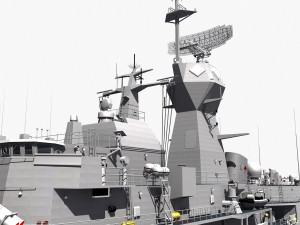 ANZAC MEKO Class Frigate HMAS BALLARAT FFH 155 model 3D 모델