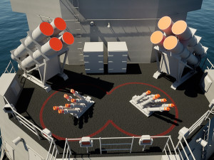 ANZAC MEKO Class Frigate HMAS BALLARAT FFH 155 model 3D 모델