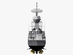 ANZAC MEKO Class Frigate HMAS BALLARAT FFH 155 model 3D 모델