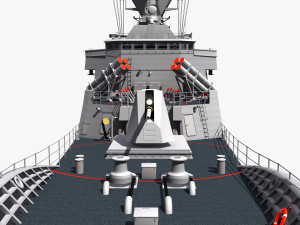 ANZAC MEKO Class Frigate HMAS BALLARAT FFH 155 model 3D 모델