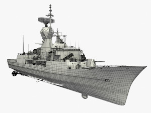ANZAC MEKO Class Frigate HMAS BALLARAT FFH 155 model 3D 모델