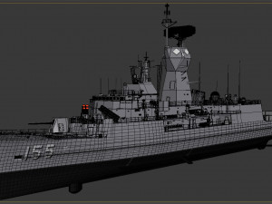 ANZAC MEKO Class Frigate HMAS BALLARAT FFH 155 model 3D 모델