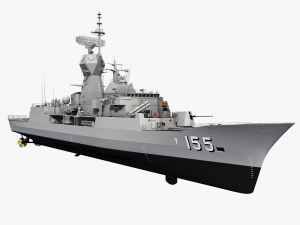ANZAC MEKO Class Frigate HMAS BALLARAT FFH 155 model Model 3D