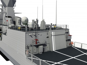 ANZAC MEKO Class Frigate HMAS BALLARAT FFH 155 model 3D 모델