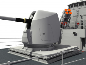 ANZAC MEKO Class Frigate HMAS ARUNTA FFH 151 3D Model