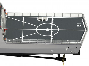 ANZAC MEKO Class Frigate HMAS ARUNTA FFH 151 3D Model
