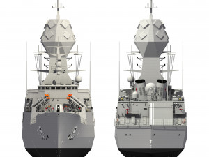 ANZAC MEKO Class Frigate HMAS ARUNTA FFH 151 3D Model