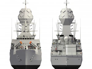 ANZAC MEKO-klasse fregat HMAS ARUNTA FFH 151 3D Model