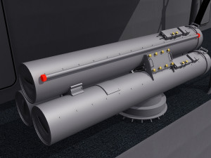 ANZAC MEKO Class Frigate HMAS ARUNTA FFH 151 3D Model