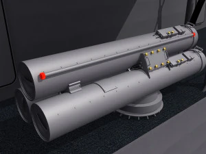 ANZAC MEKO-klasse fregat HMAS ARUNTA FFH 151 3D Model